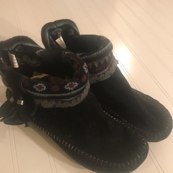 rock and candy moccasins